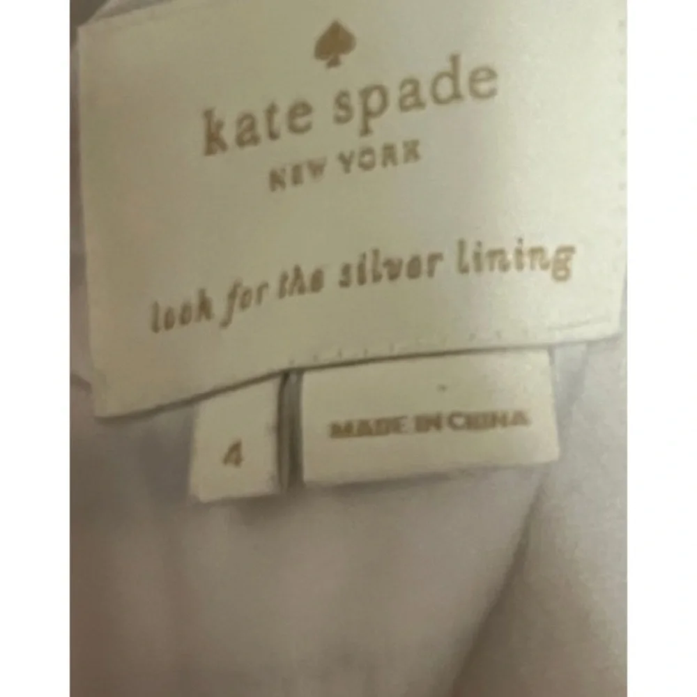 Kate Spade New York Flights of Fancy ribbon jacquard dress NWOT SZ 4 $428.00